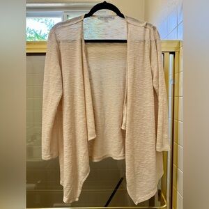 Foreign Exchange Cream Knit Cardigan